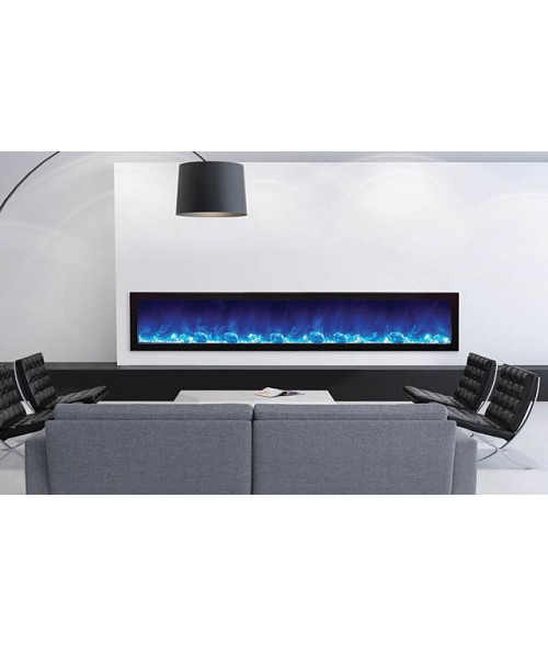 Amantii Panorama 88″ Slim Indoor or Outdoor Electric Fireplace 